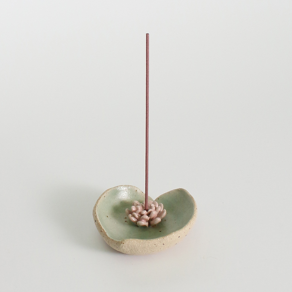 Lily Pad Ceramic Incense Holder | Handmade Trinket Dish – Habulous