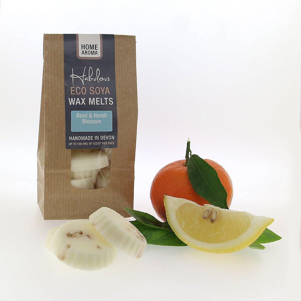 Basil & Neroli Blossom Eco Soya Wax Melts Pack - Habulous