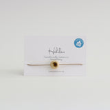 Recycled Gin Bottle Treacle Bracelet - Habulous