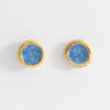 Blue Pool Sterling Silver Studs - Habulous
