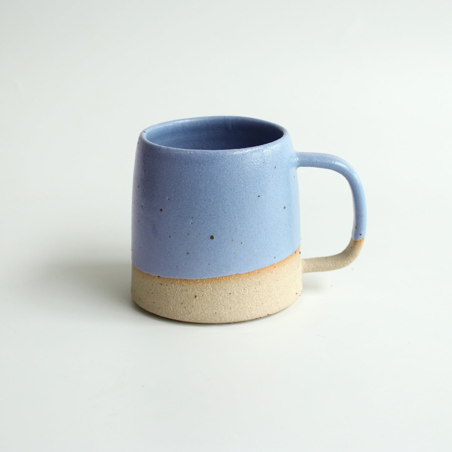 Cornflower blue stoneware mug