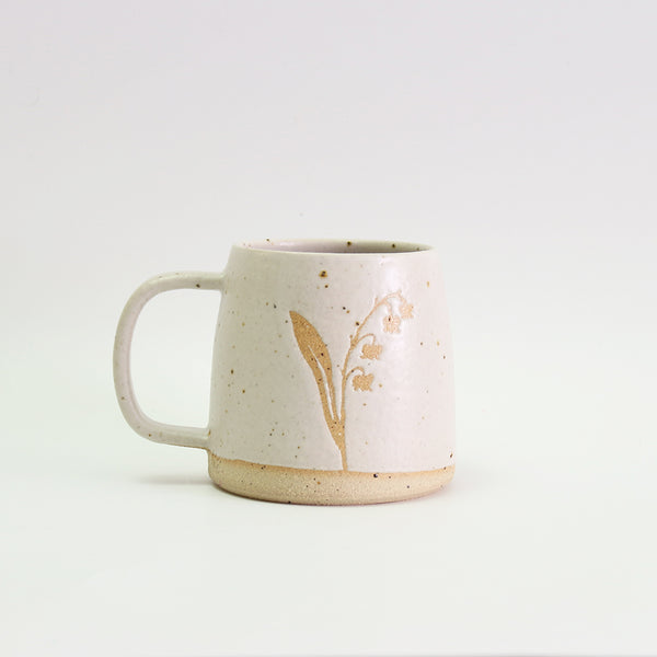 May Lily of the Valley birth flower mug