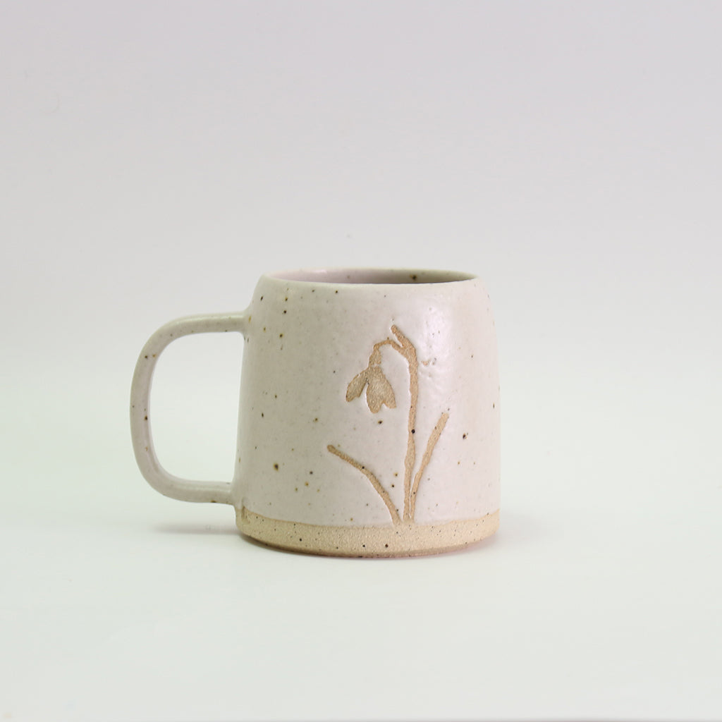 January Snowdrop birth flower mug