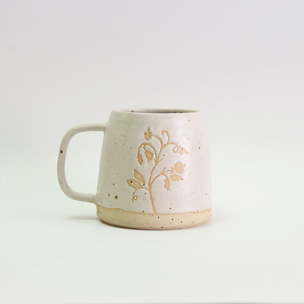 Sweet Pea Stoneware Mug