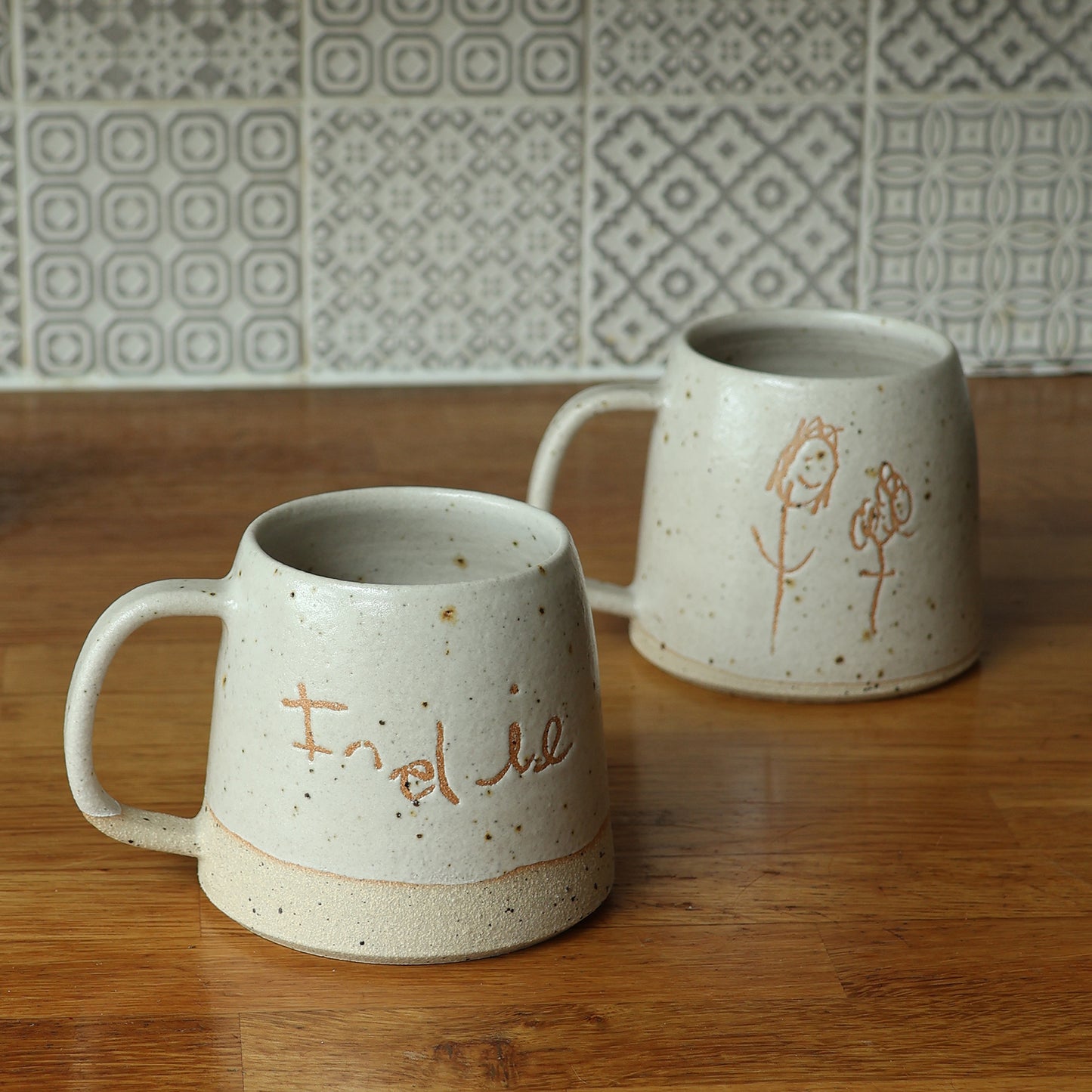 Pierre de tasse de nom personnalisée