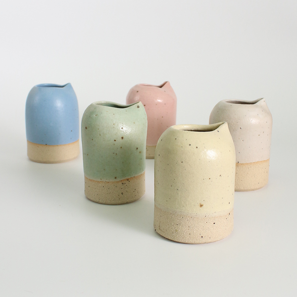 Light Yellow Milk Jug Stoneware
