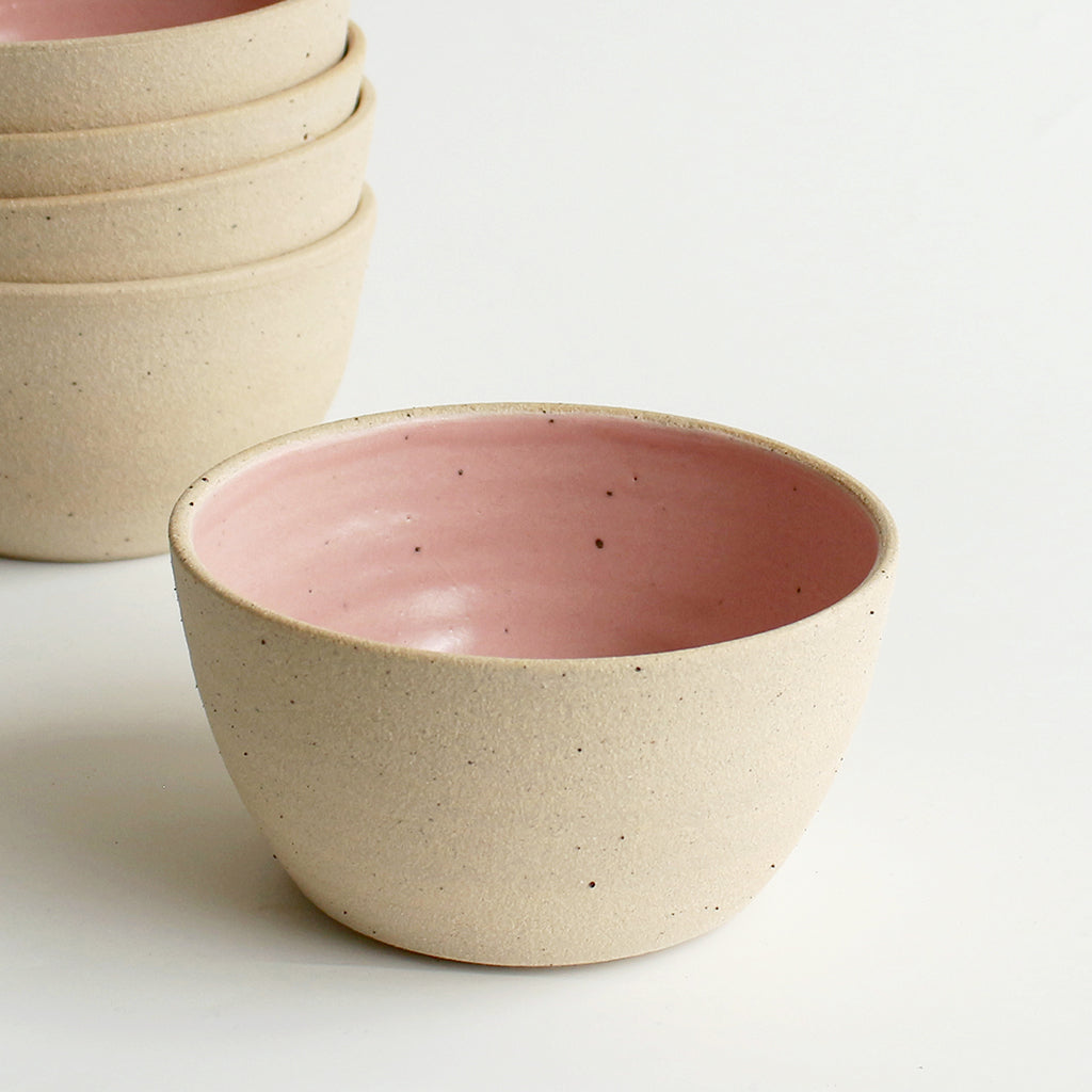 Pale Pink Cereal Bowl Stone - Habulous