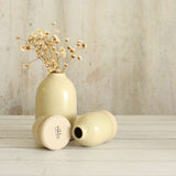 3 flower vases different angles