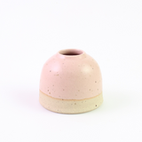 Bud Vases Pale Pink Stoneware