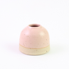 Blassrosa Mini-Knospenvase aus Stein