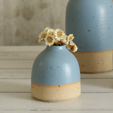 Cornflower Blue Mini Bud Vase Stoneware