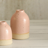 Pale Pink Small Bud Vase Stoneware