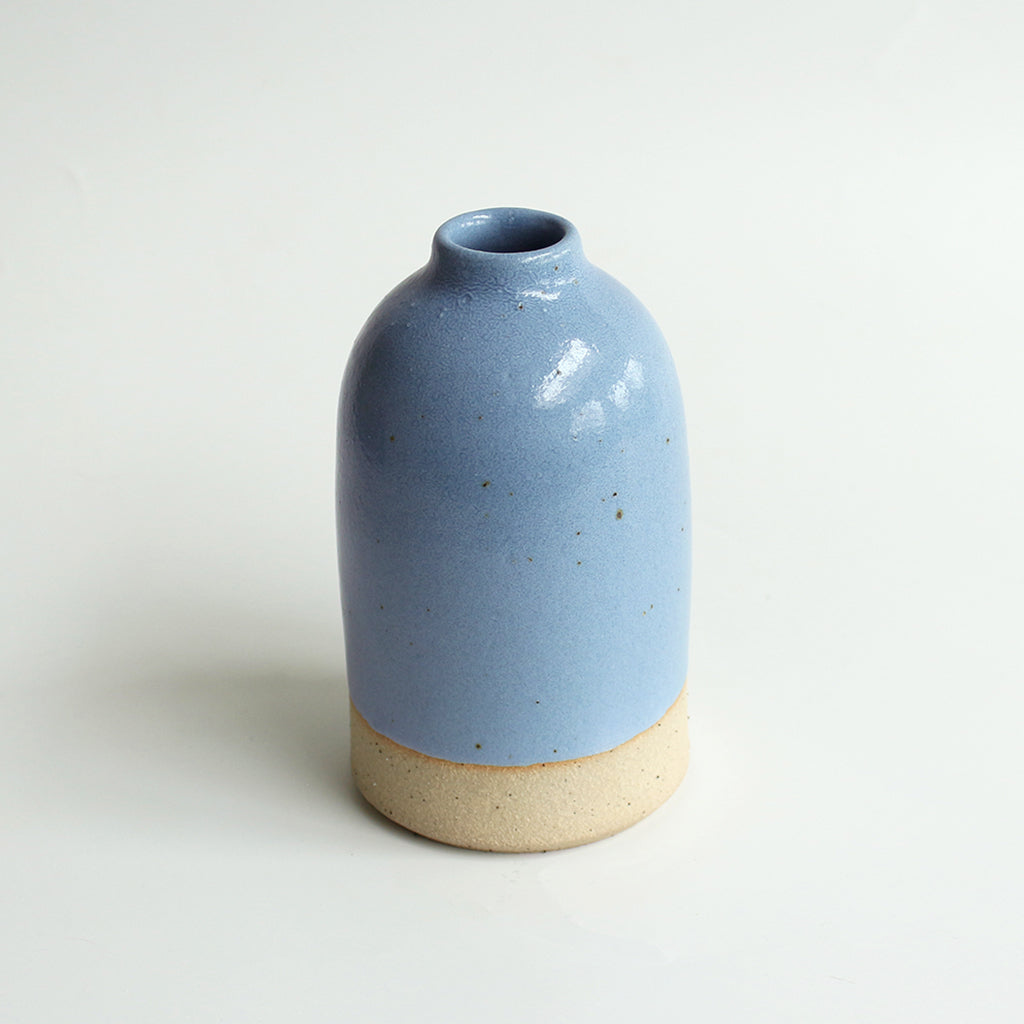 Cornflower Blue Medium Vase Stone - Habulous