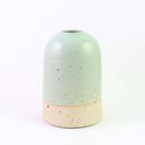 Bud Vases Mint Green Stoneware