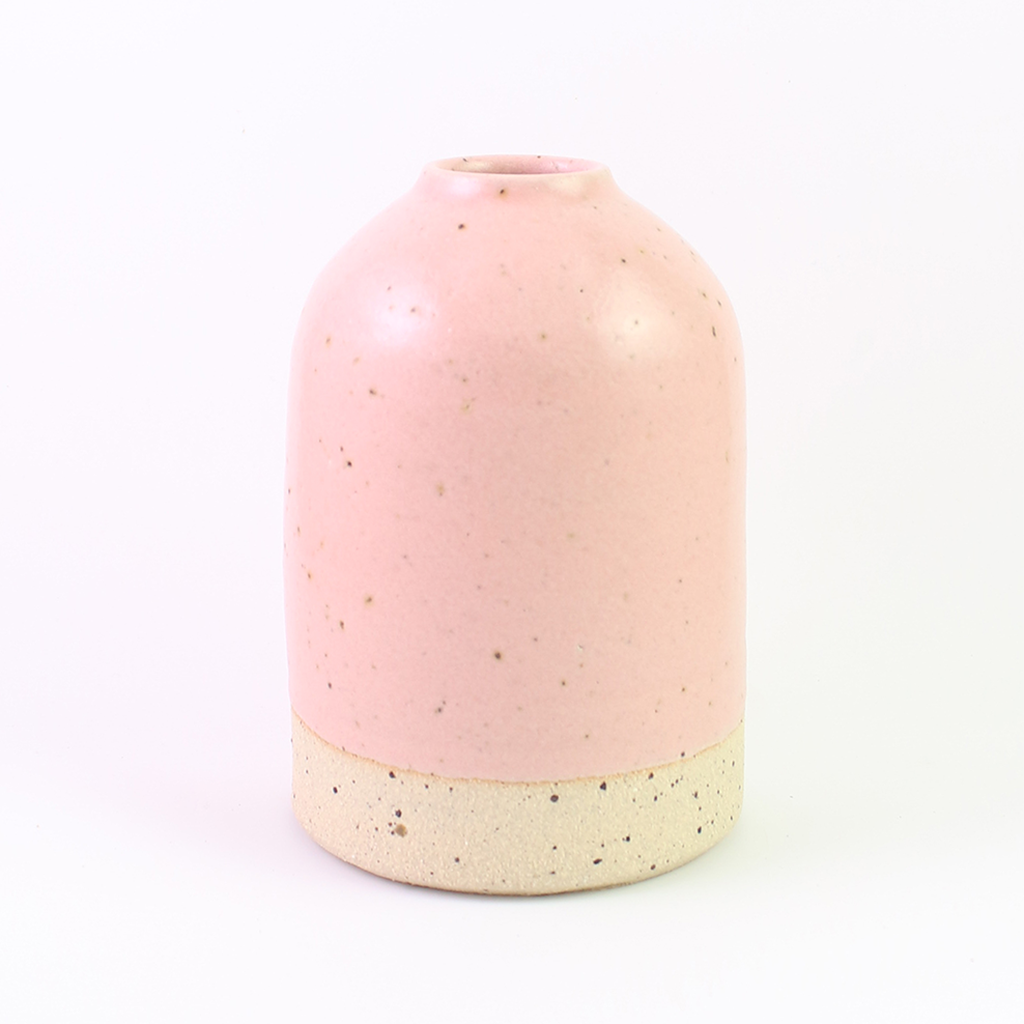Pale Pink Medium Vase Stoneware
