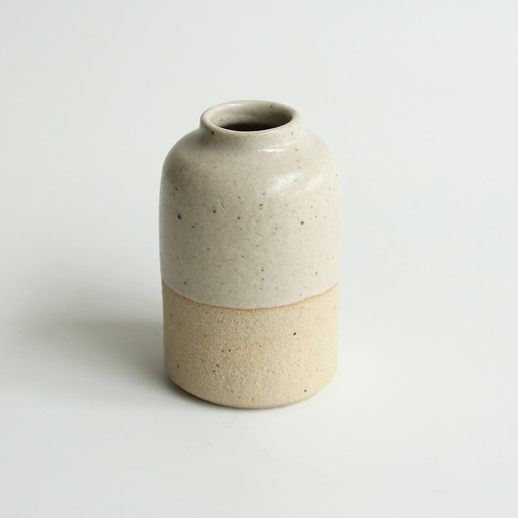 Off-White Small Bud Vase Stone - Habulous