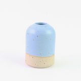Bud Vases Cornflower Blue Stoneware