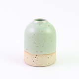 Bud Vases Mint Green Stoneware