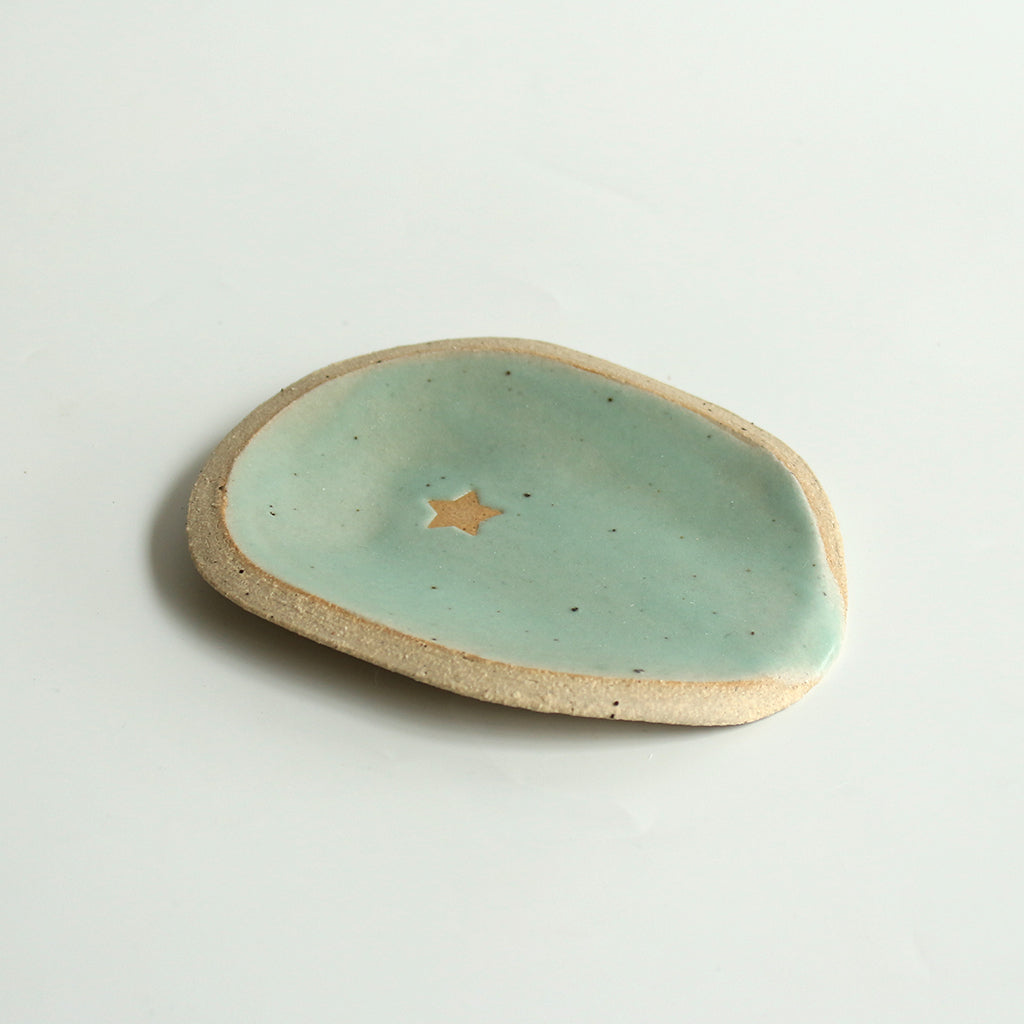 Mint Green Star Spoon Rest Stone - Habulous