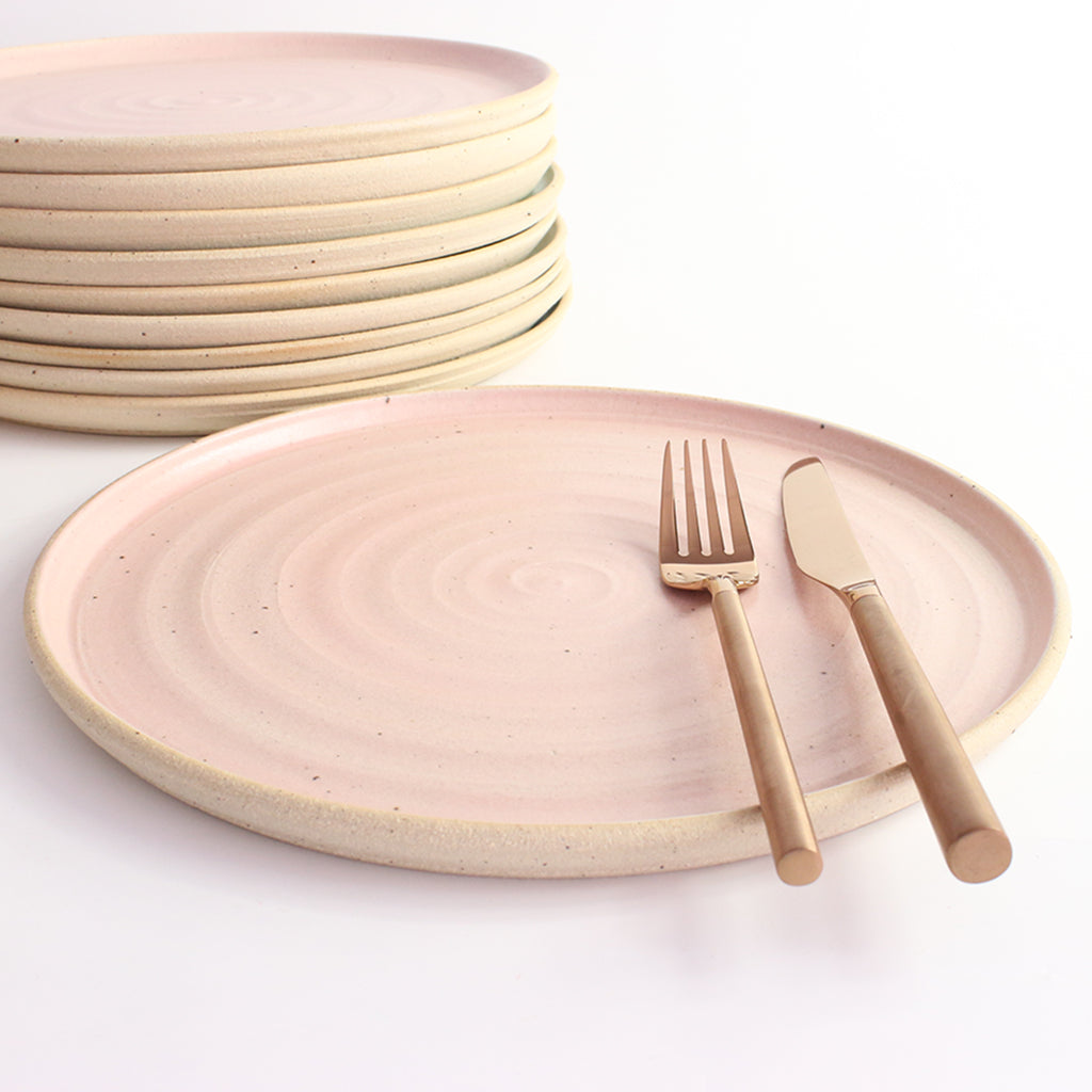 Pale Pink Dinner Plate Stone - Habulous