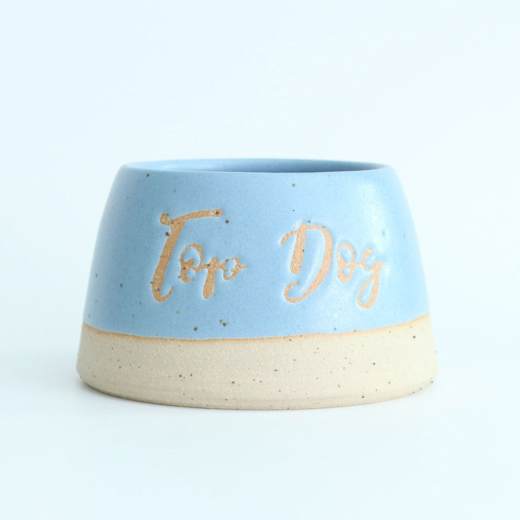 Cornflower blue Top Dog water bowl