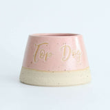 Pale Pink Top Dog water bowl