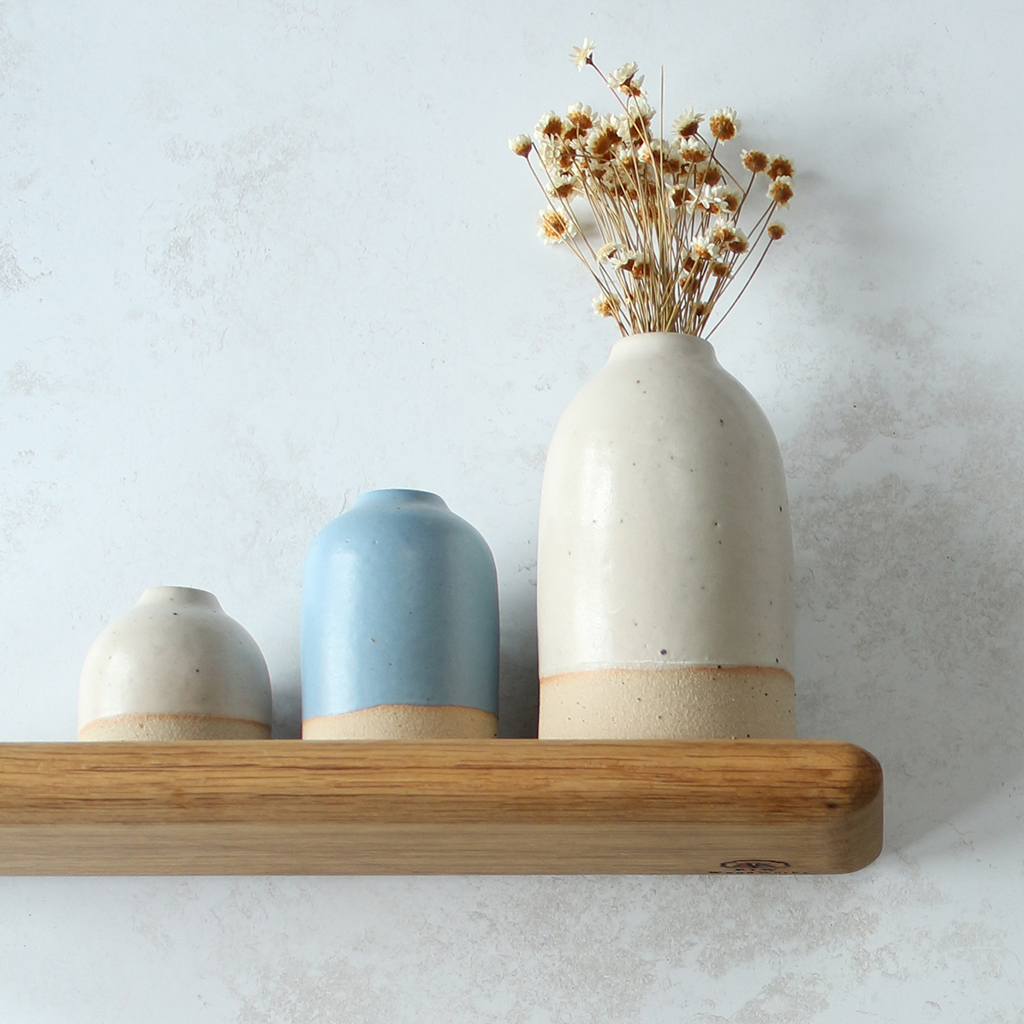 Off-White Medium Vase Stoneware