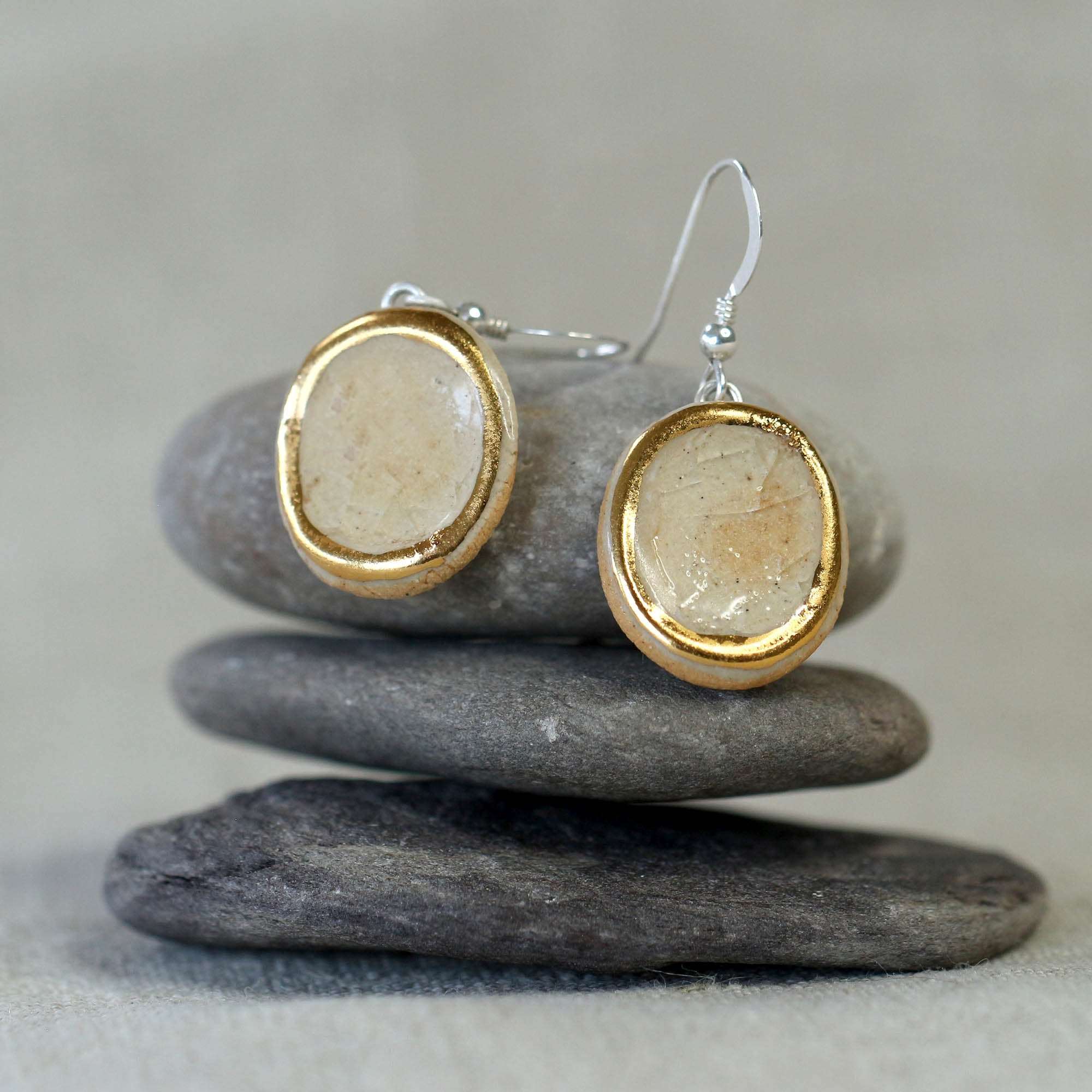 Crystal Pool Oval Drop Earrings - Habulous