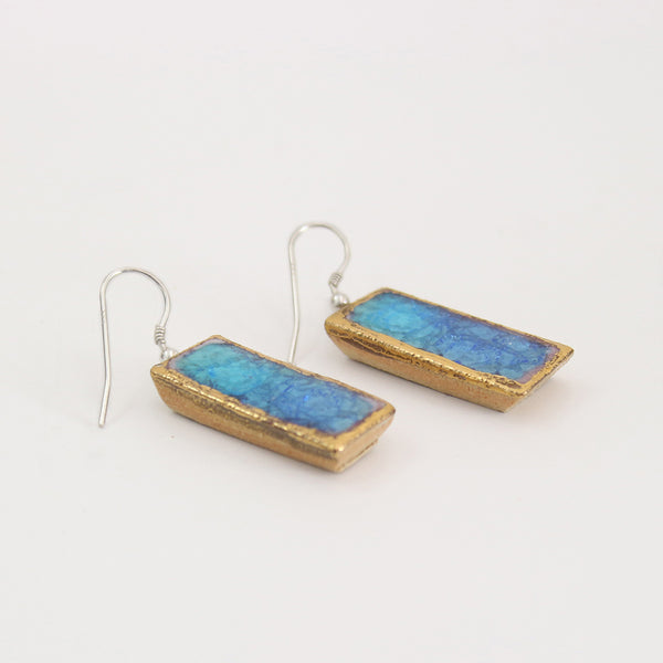 Turquoise Blue Lagoon Drop Earrings - Habulous