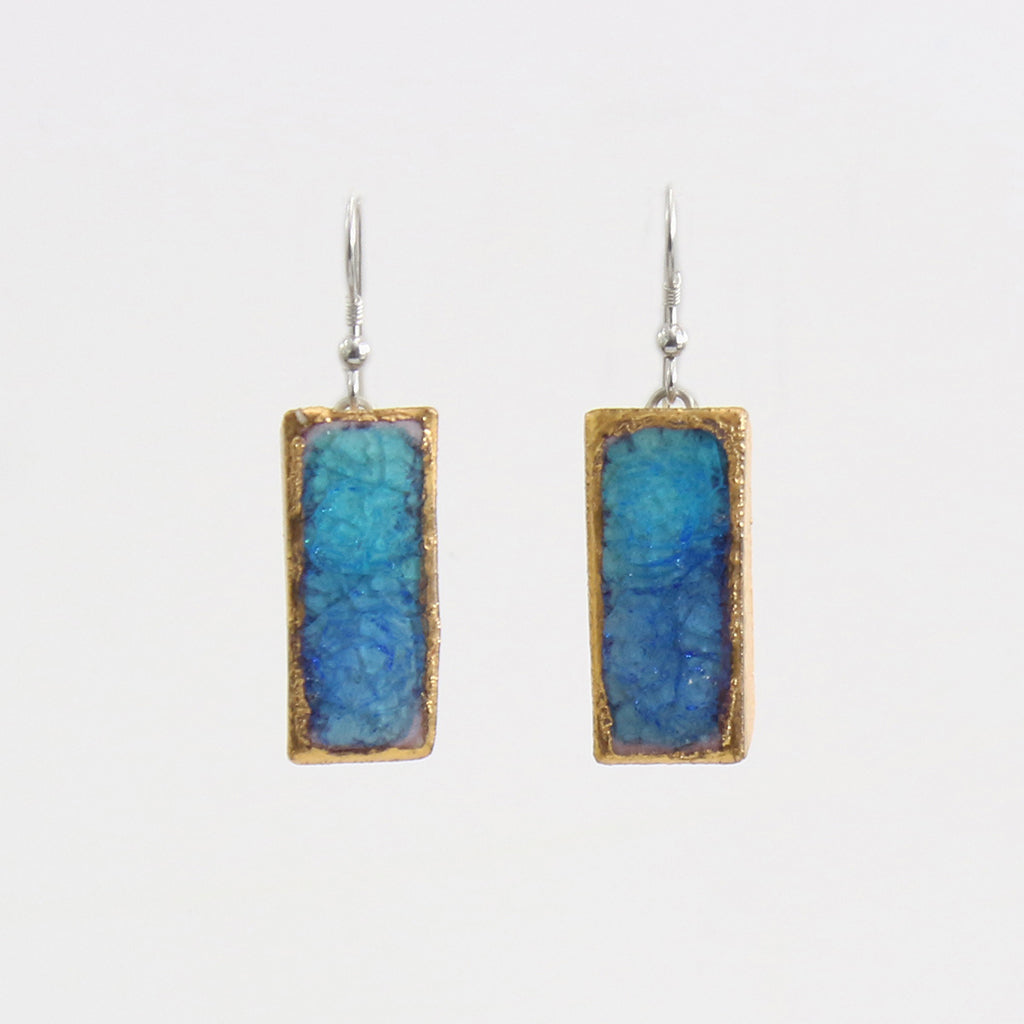 Turquoise Blue Lagoon Drop Earrings - Habulous
