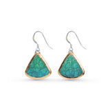 Boucles d'oreilles pendantes récif bleu