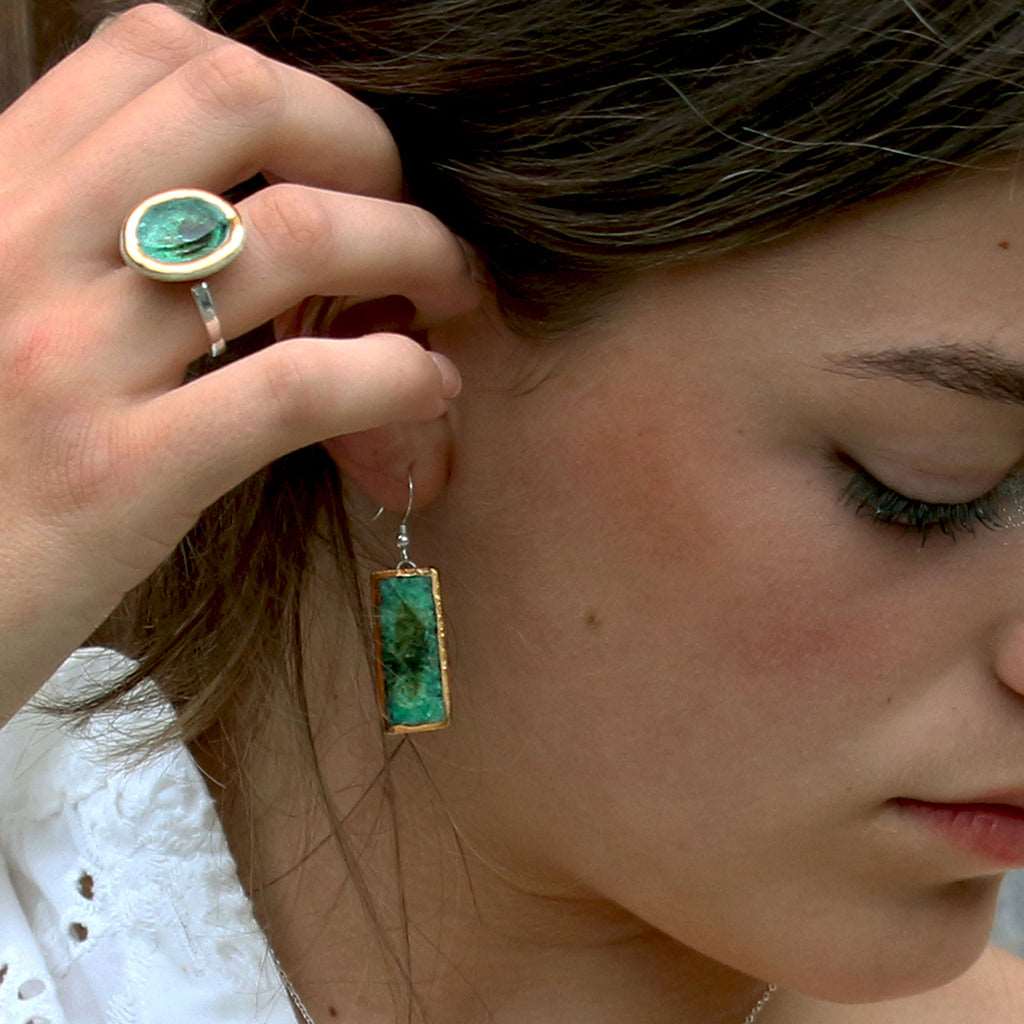 Emerald Reef Drop Earrings - Habulous