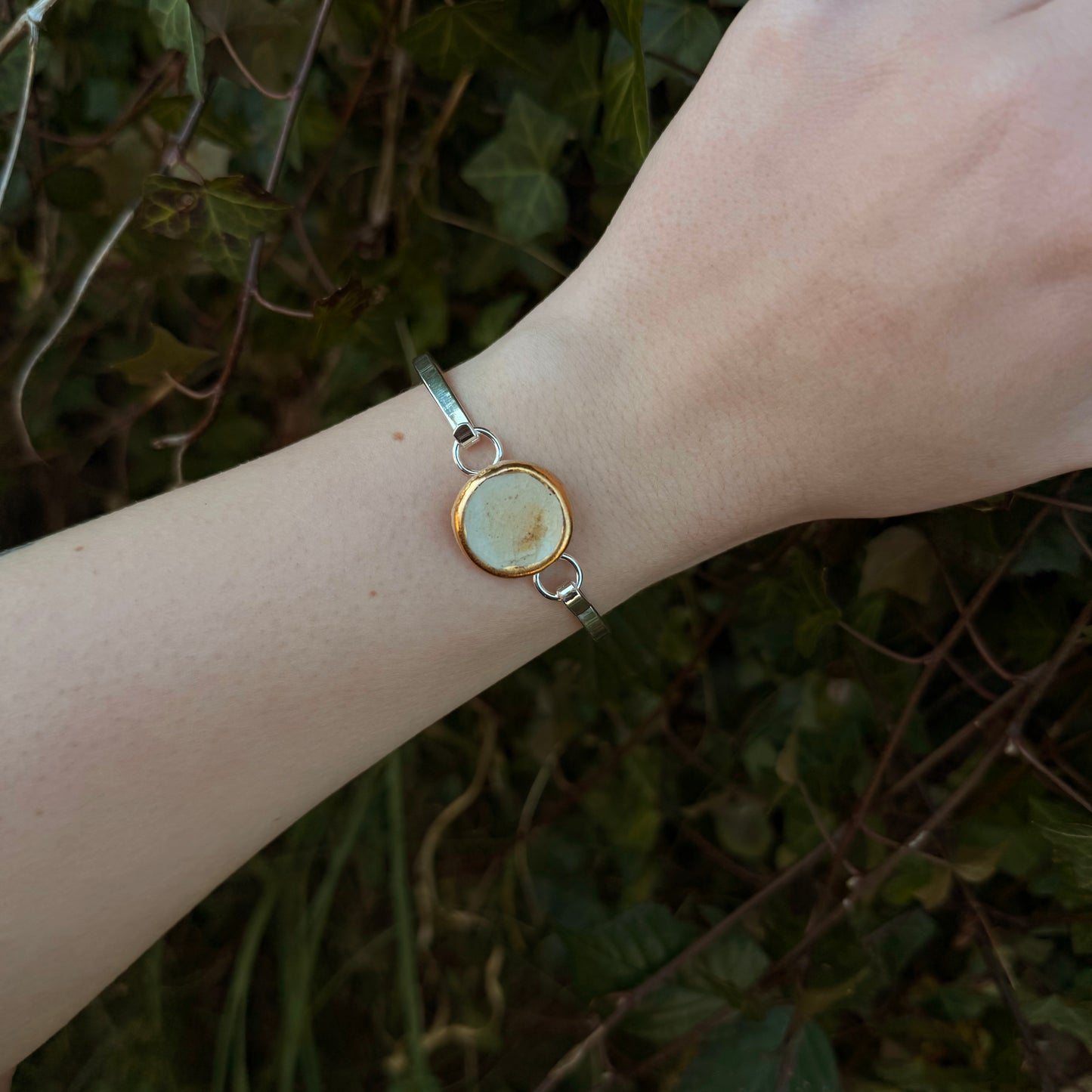 Bracelet plaqué argent Crystal Pool