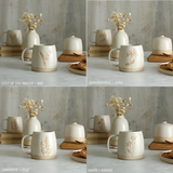 Personalised Flower and Name Large Mug