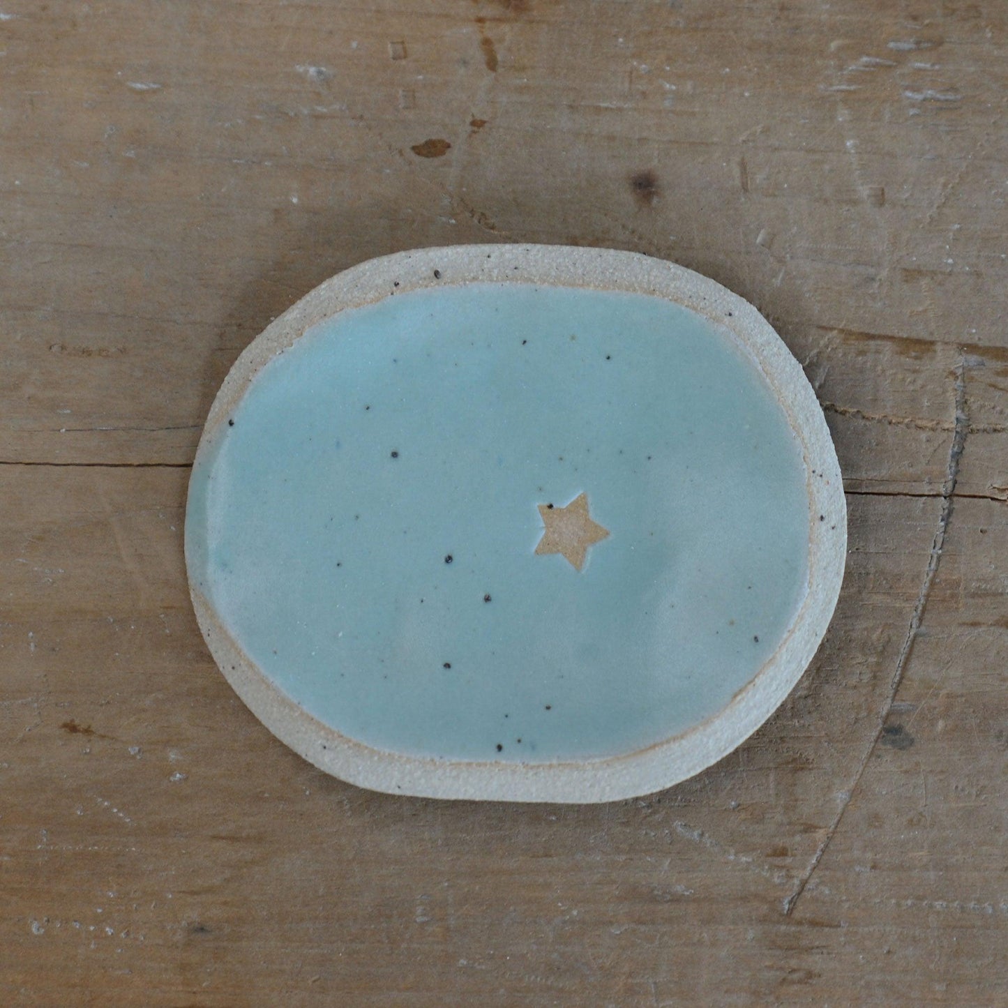 Mint Green Star Spoon Rest Stone - Habulous