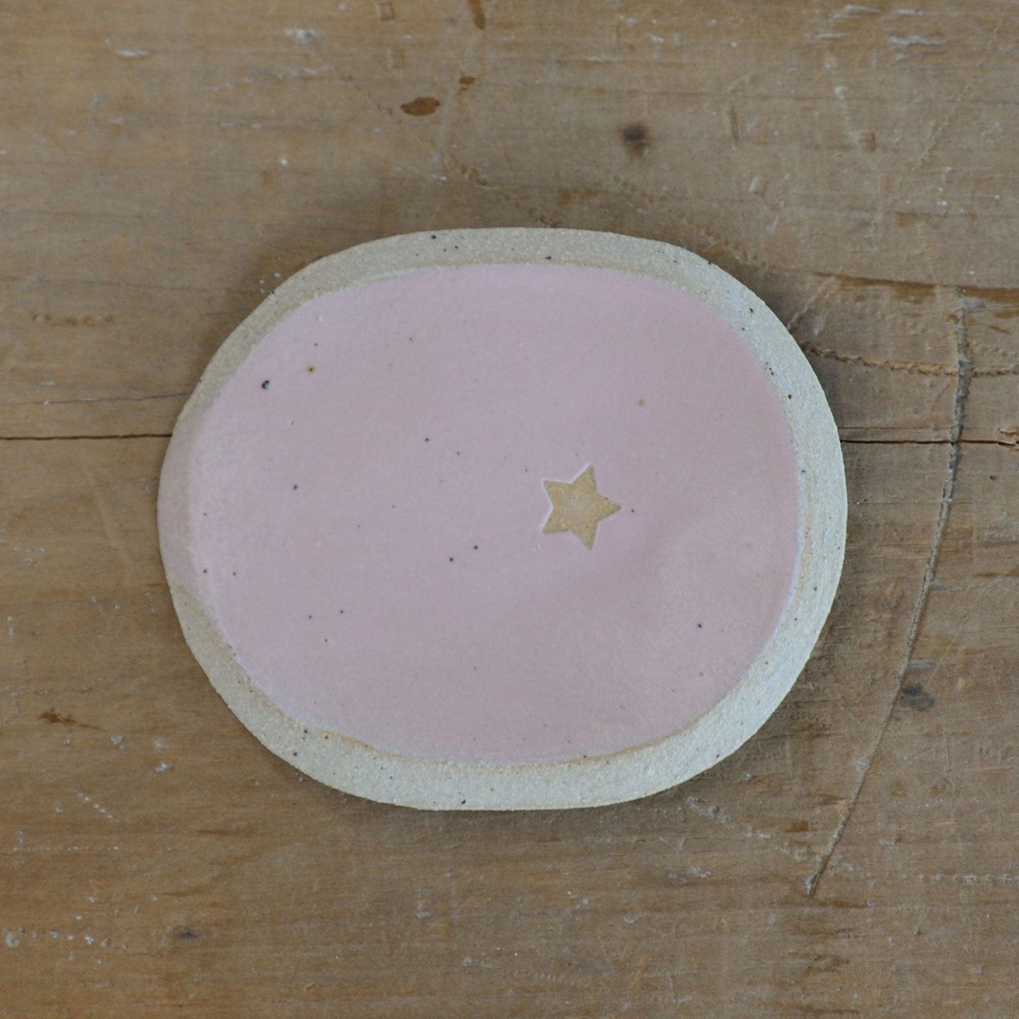 Pale Pink Star Spoon Rest Stone - Habulous