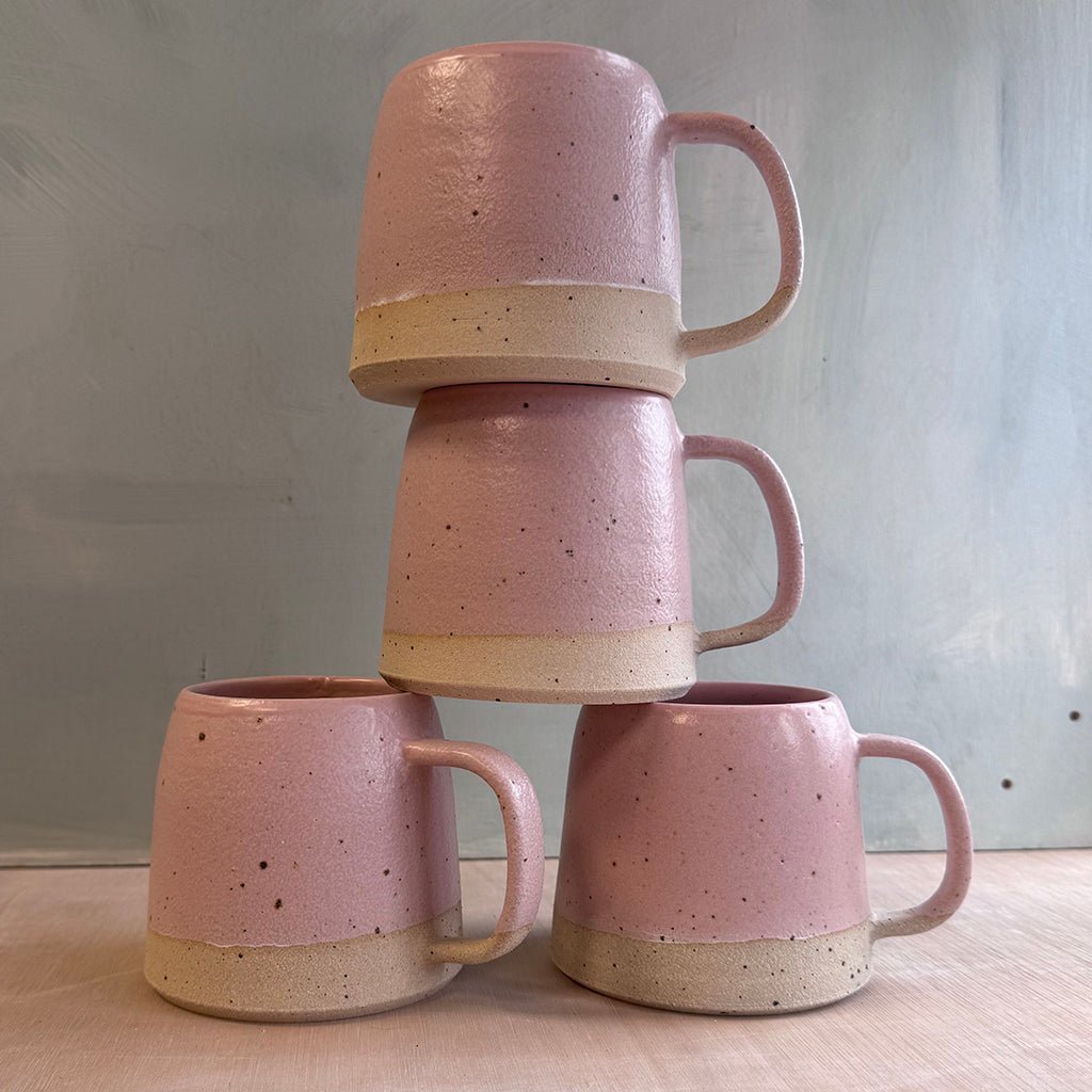 Seconds Mugs - Set of 4 (Worth £112) Pale Pink