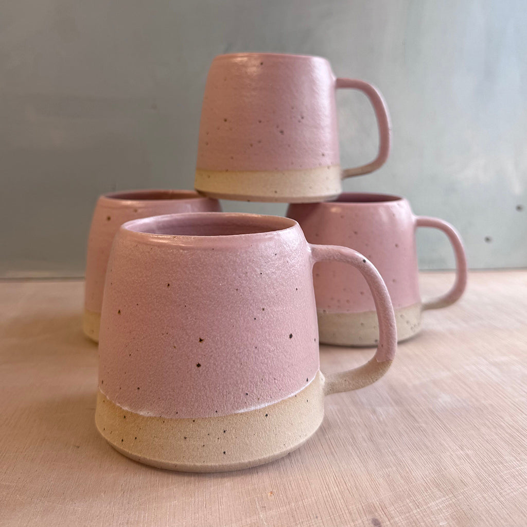 Seconds Mugs - Set of 4 (Worth £112) Pale Pink