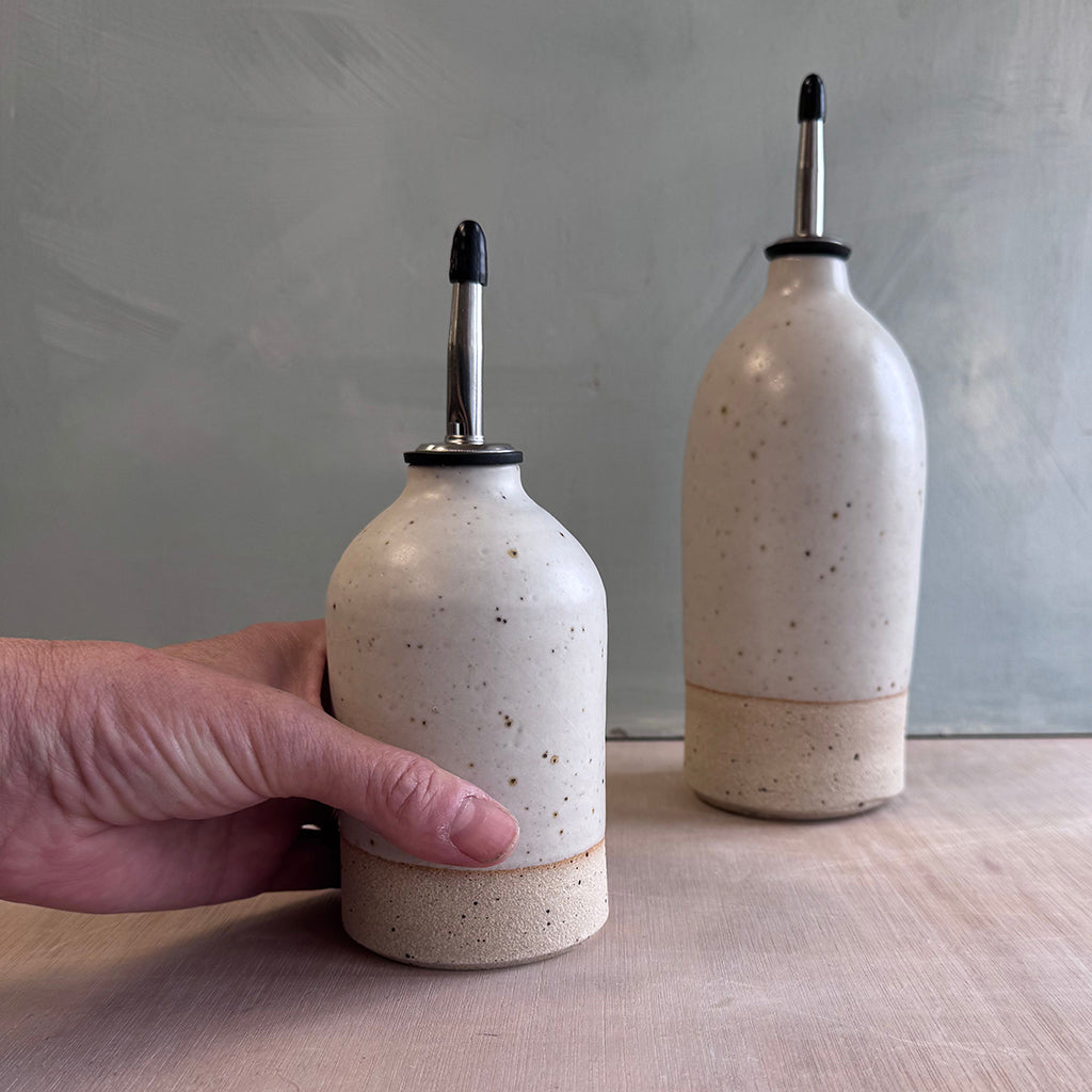 Seconds Oil Pourer Set (Worth £75) in Off White