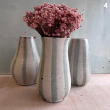 Sample Pieces - Large Blue & White Striped Vase (Worth £60) Four shapes available