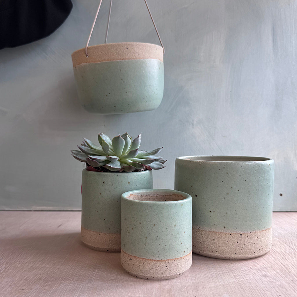 Seconds Planter Set (worth £73.50) Mint Green