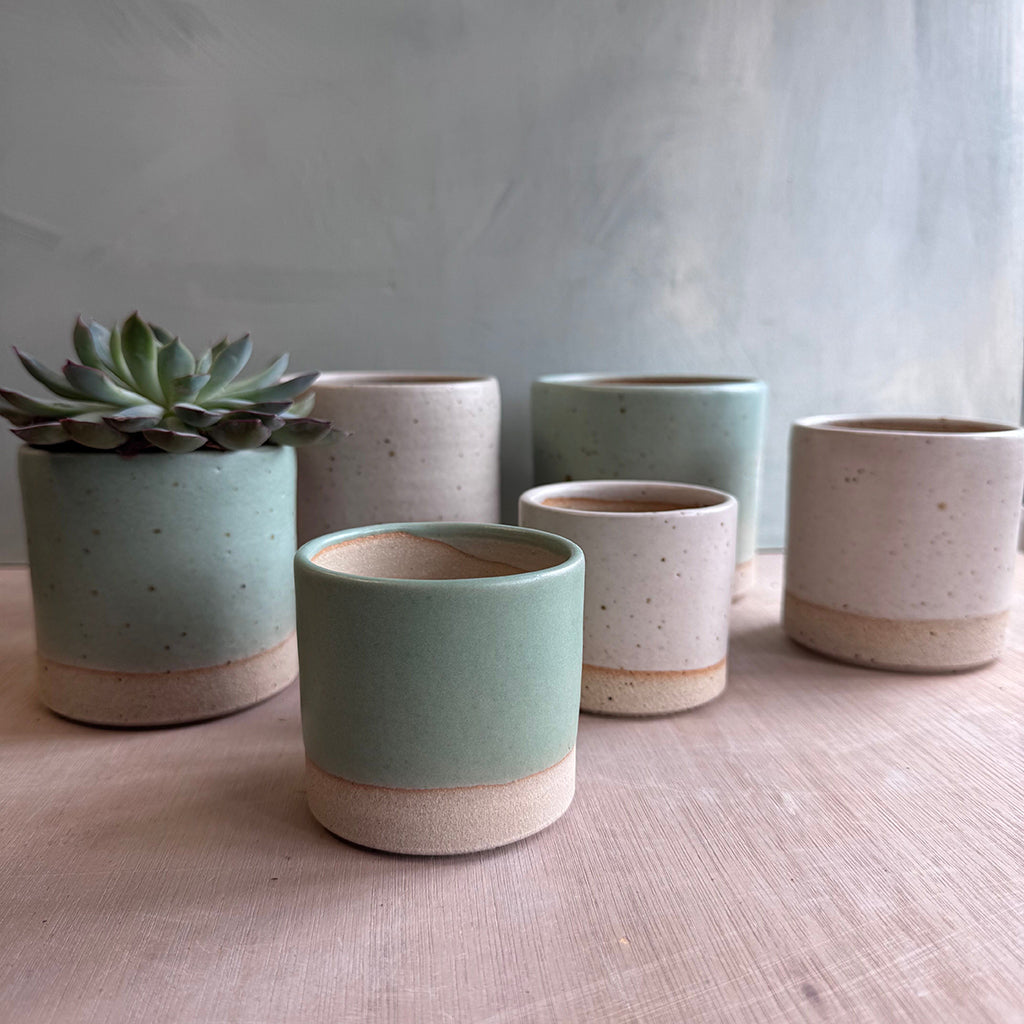 Seconds Plant Pots - Set of 6 (worth £82) Various Colours and Sizes