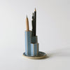 Cornflower Blue Desk Tidy Pen Holder - Habulous