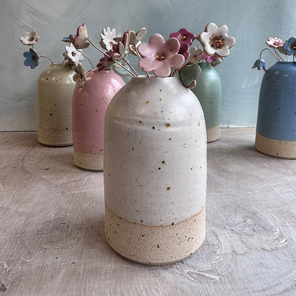 Seconds Vase & Flower Set (worth £64.50) Various Colours