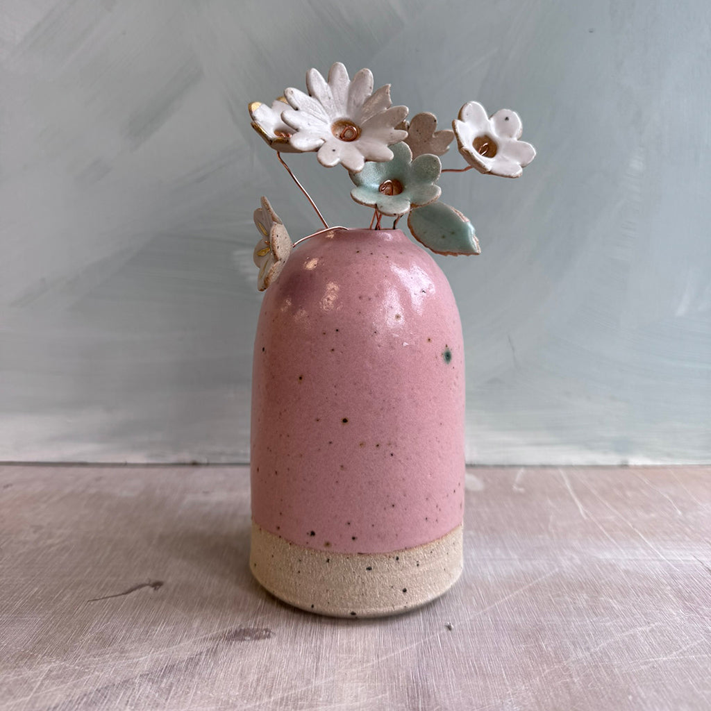 Seconds Vase & Flower Set (worth £64.50) Various Colours