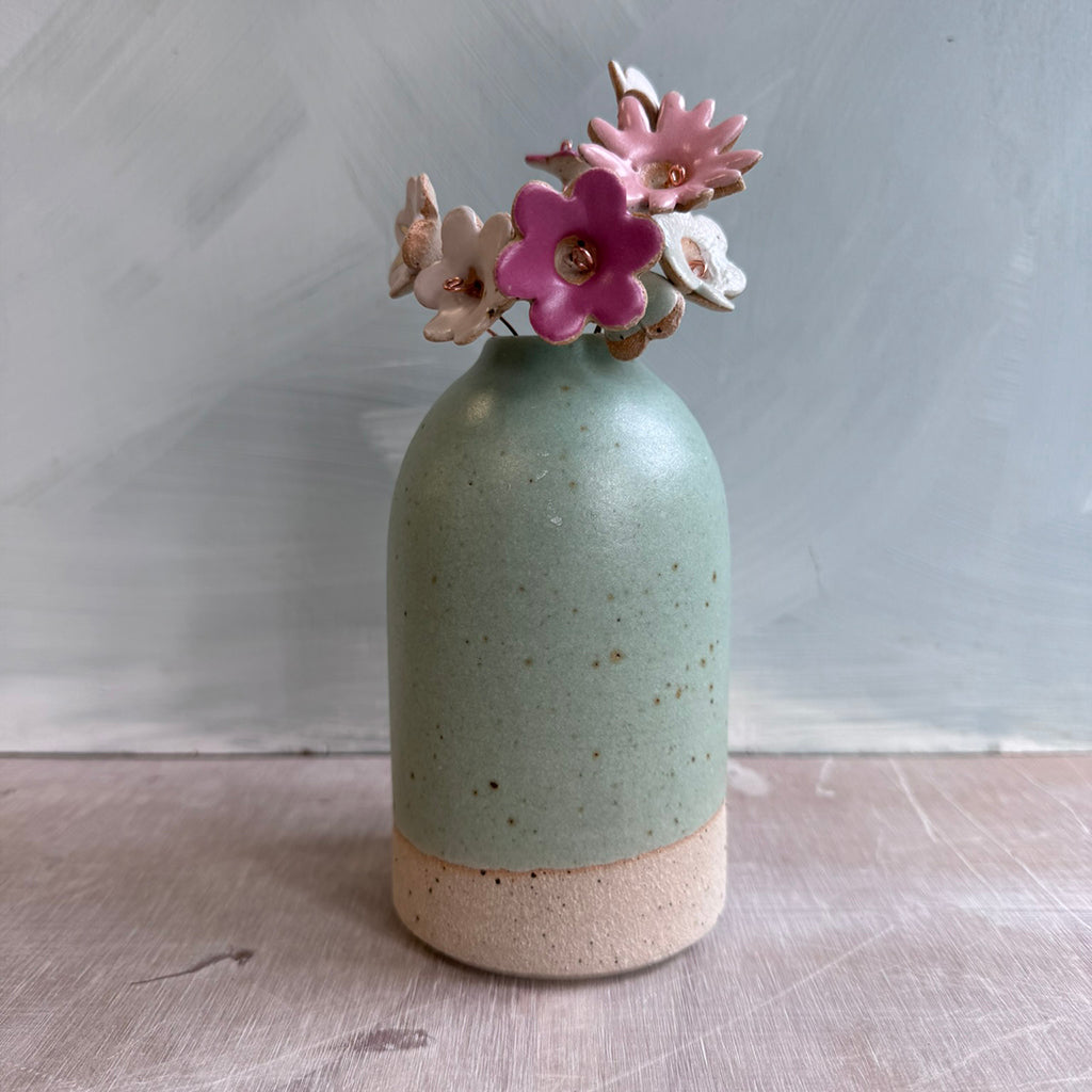 Seconds Vase & Flower Set (worth £64.50) Various Colours