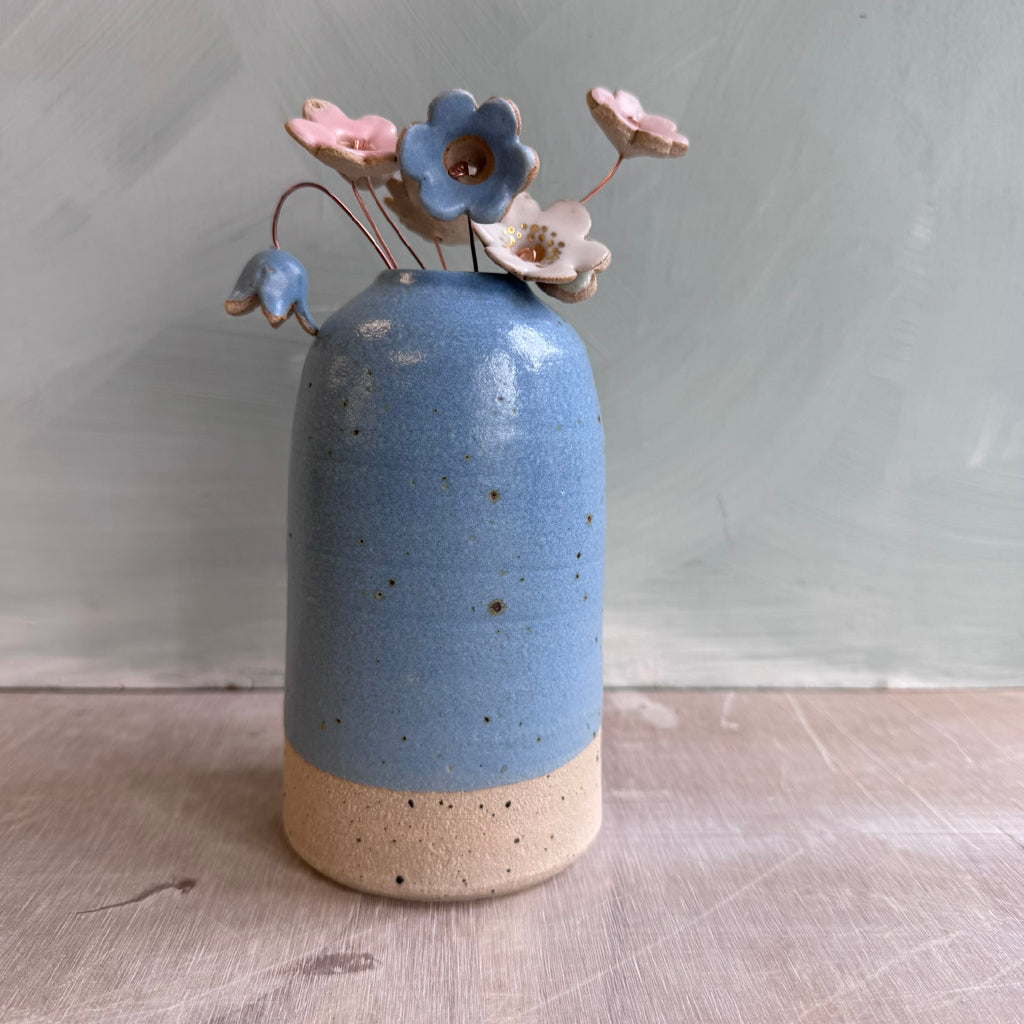 Seconds Vase & Flower Set (worth £64.50) Various Colours