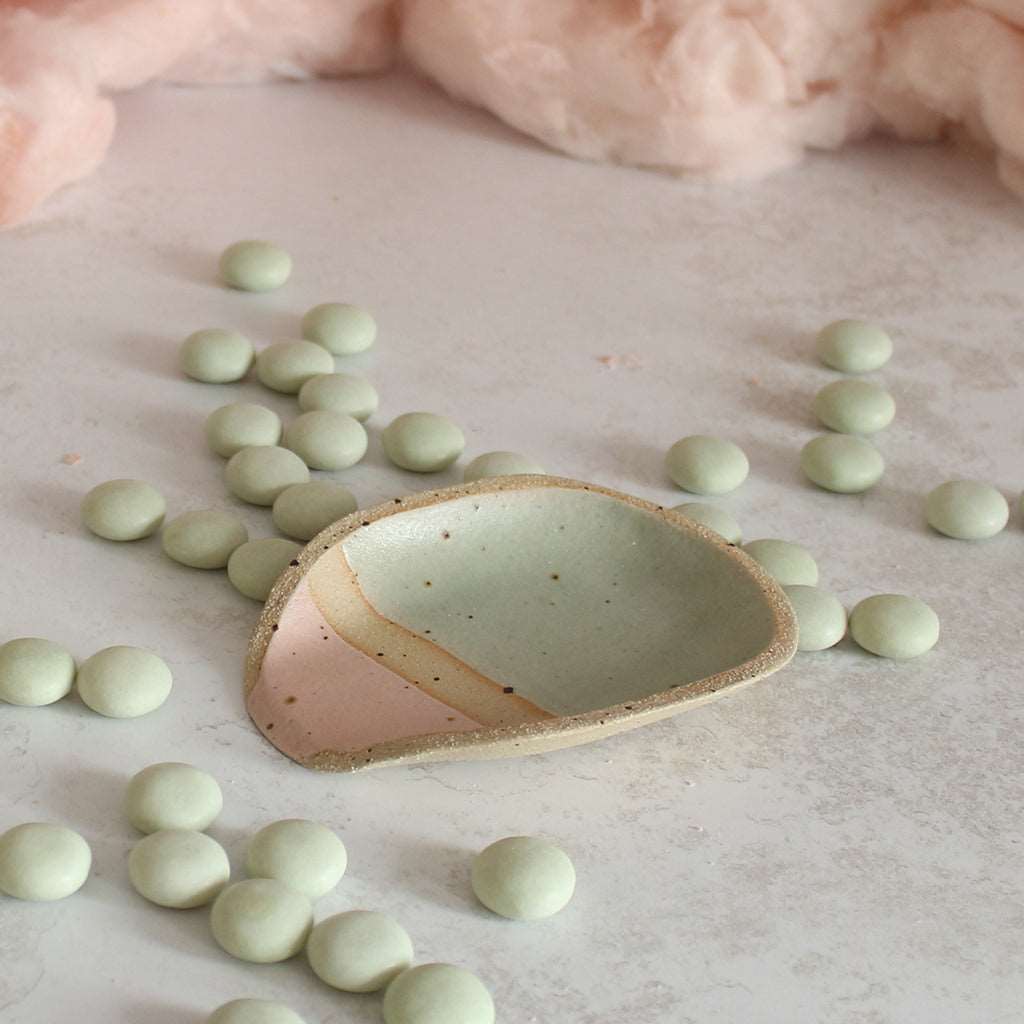 Cotton Candy spoon rest on table surrounded by mints