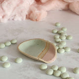 Side-birds eye view of Cotton Candy spoon rest