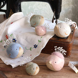 Handmade Ceramic Pin Cushion Bird